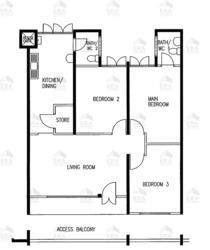 Blk 334 Woodlands Street 32 (Woodlands), HDB 4 Rooms #585478581